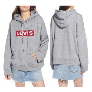 LEVI'S women’s Logo Patch Oversize Hoodie